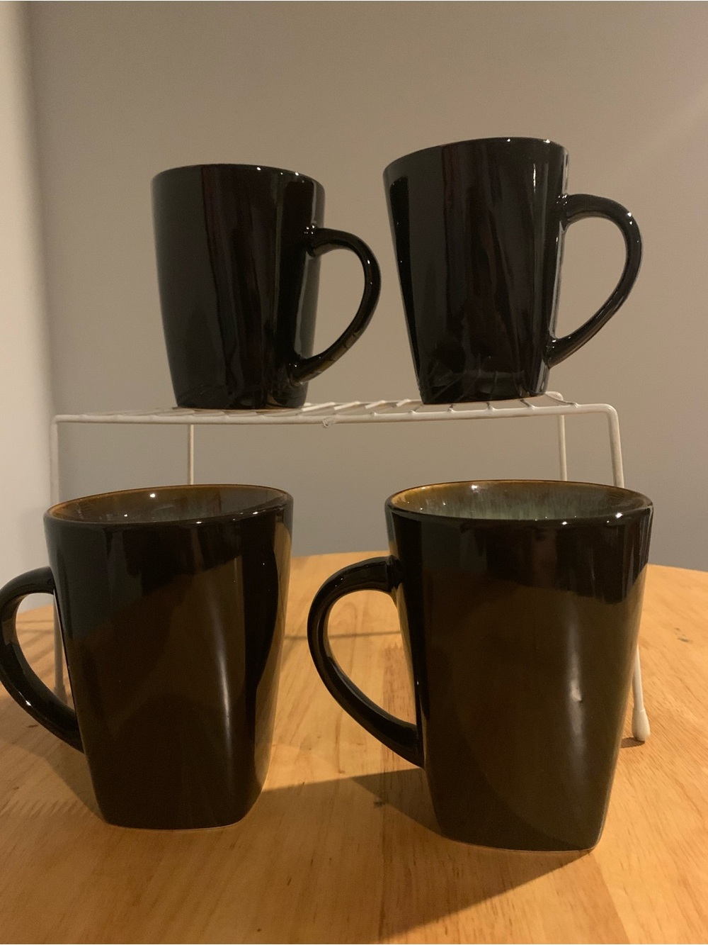 4 Better Homes And Gardens Coffee Mugs .